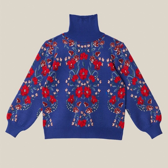 FARM RIO Butterflower Knit Sweater - Picture 4 of 4